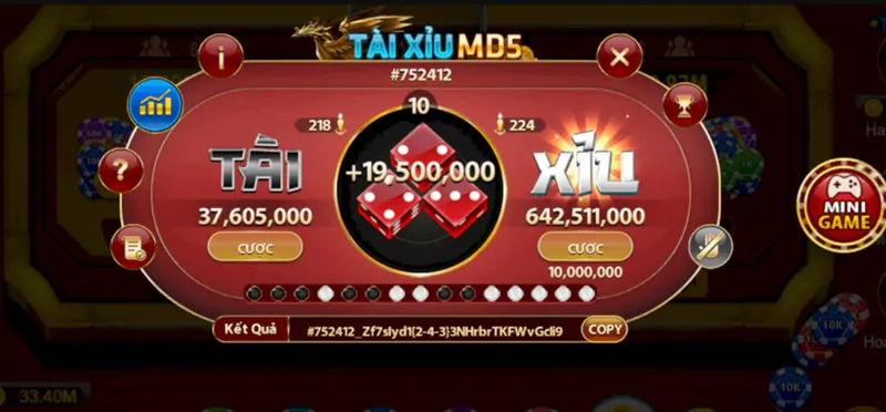 Giới thiệu game Tài xỉu MD5 và cách chơi